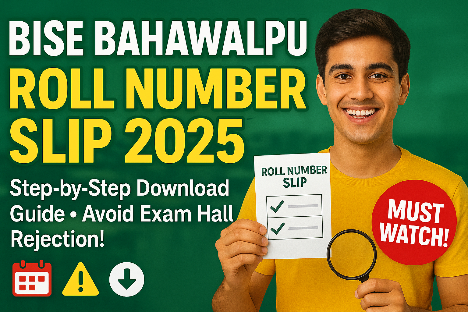 BISE Bahawalpur Roll Number Slips 2025: The Ultimate Download Guide