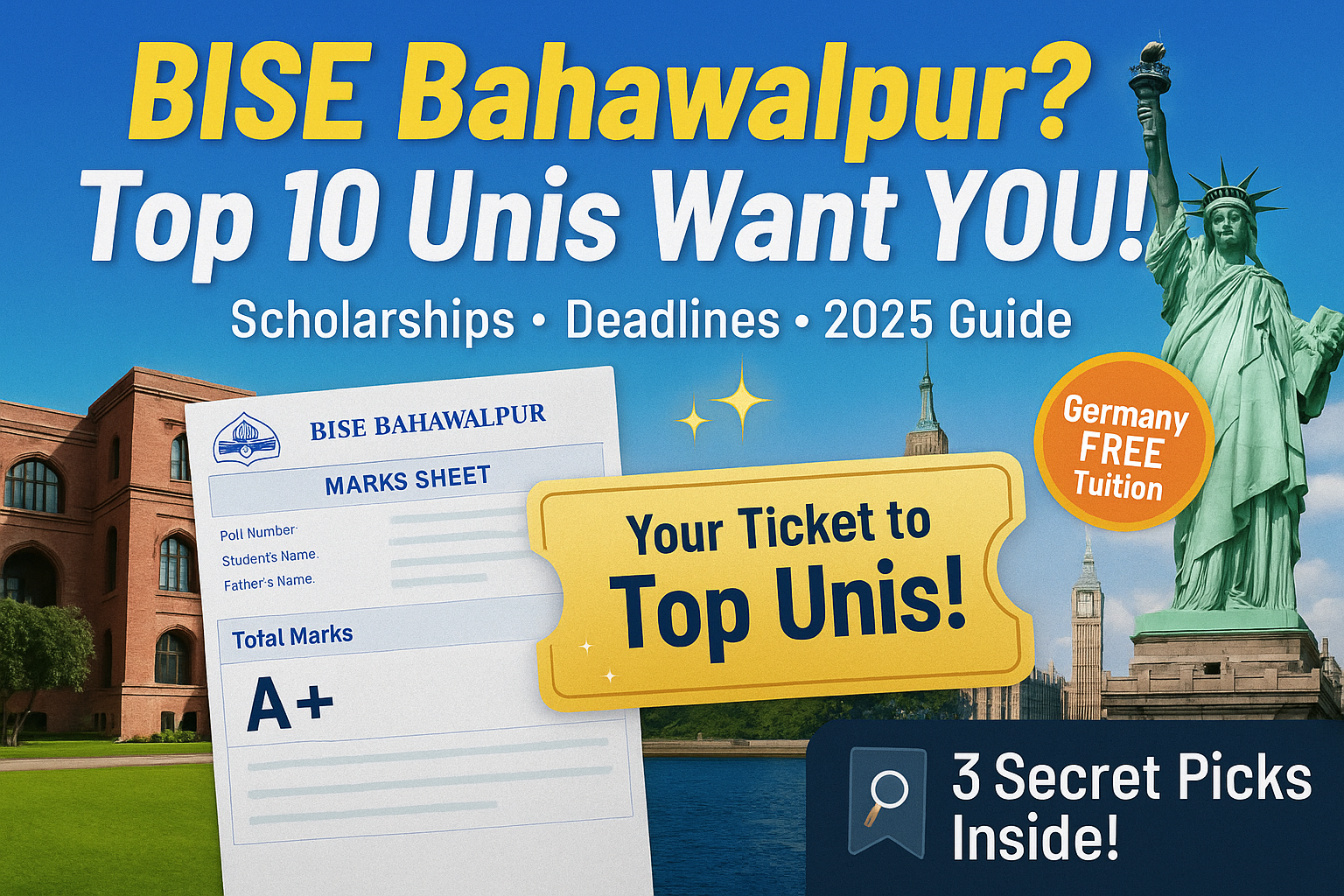 Top Universities to Apply After BISE Bahawalpur Exams