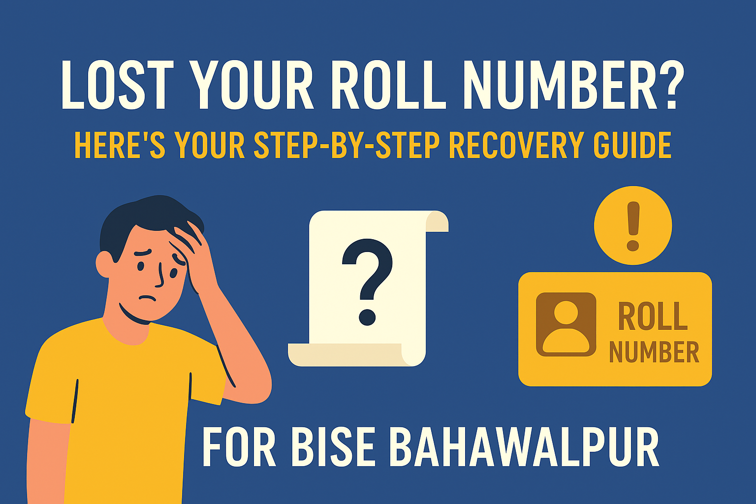 Lost Your Roll Number? Don’t Panic! Here’s How to Retrieve It from BISE Bahawalpur