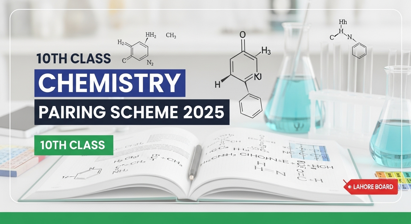 10th Class Chemistry Pairing Scheme 2025 (Lahore Board)