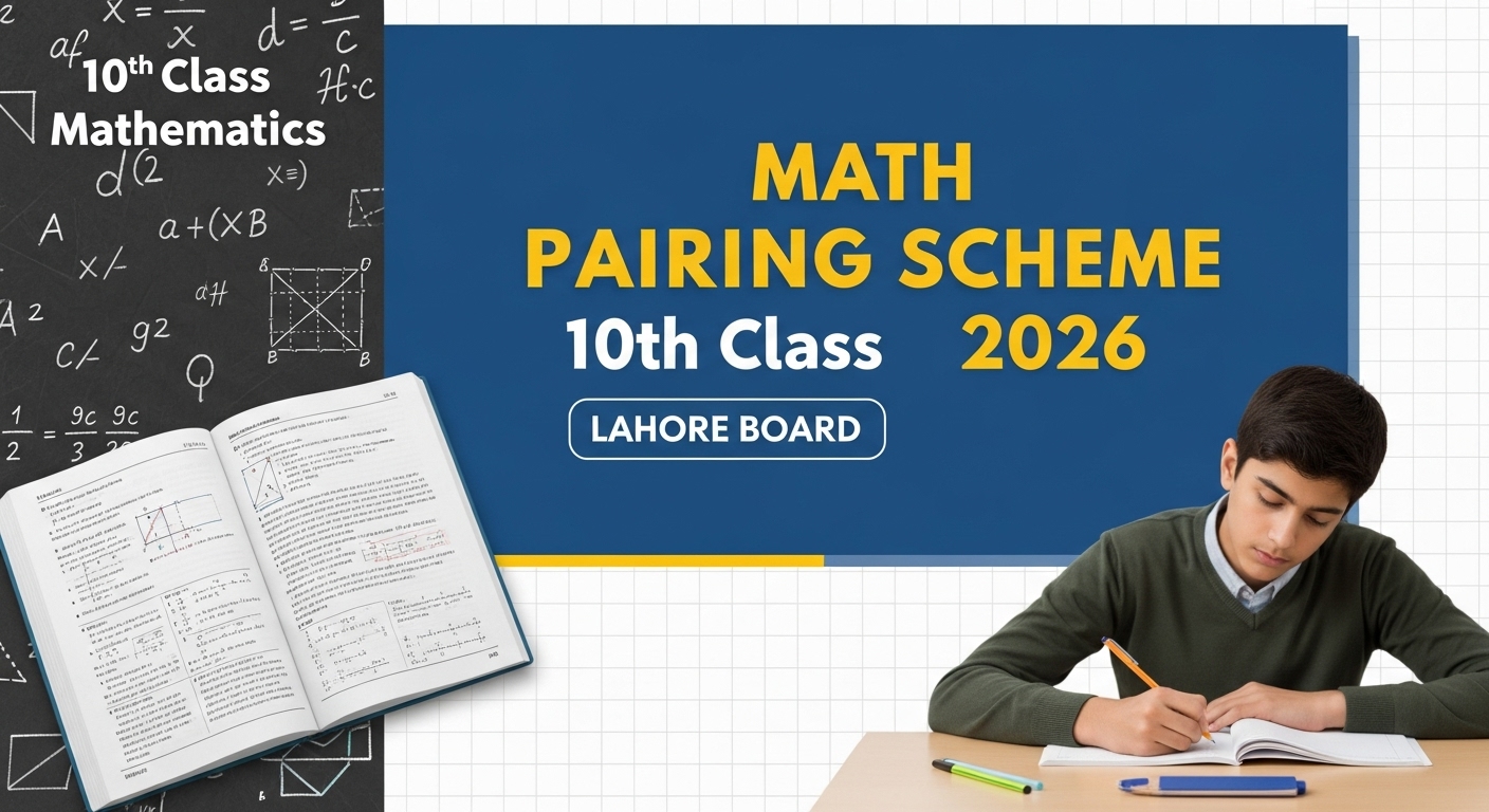 10th Class Mathematics Pairing Scheme 2026 (Lahore Board)